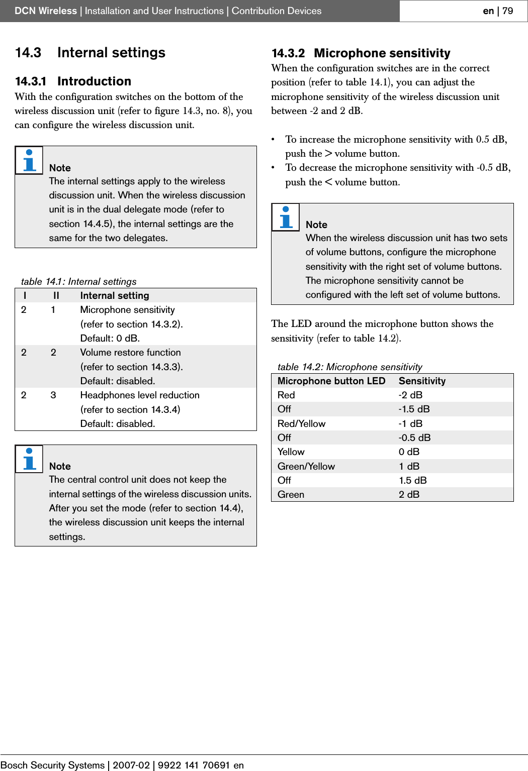 Page 50 of Bosch Security Systems DCNWAP Wireless Access Point User Manual Part 2