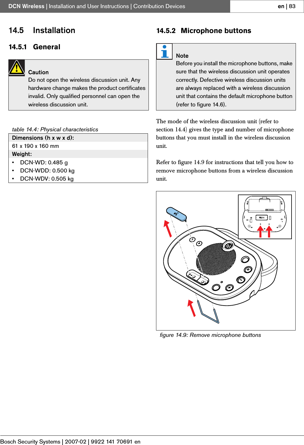 Page 54 of Bosch Security Systems DCNWAP Wireless Access Point User Manual Part 2