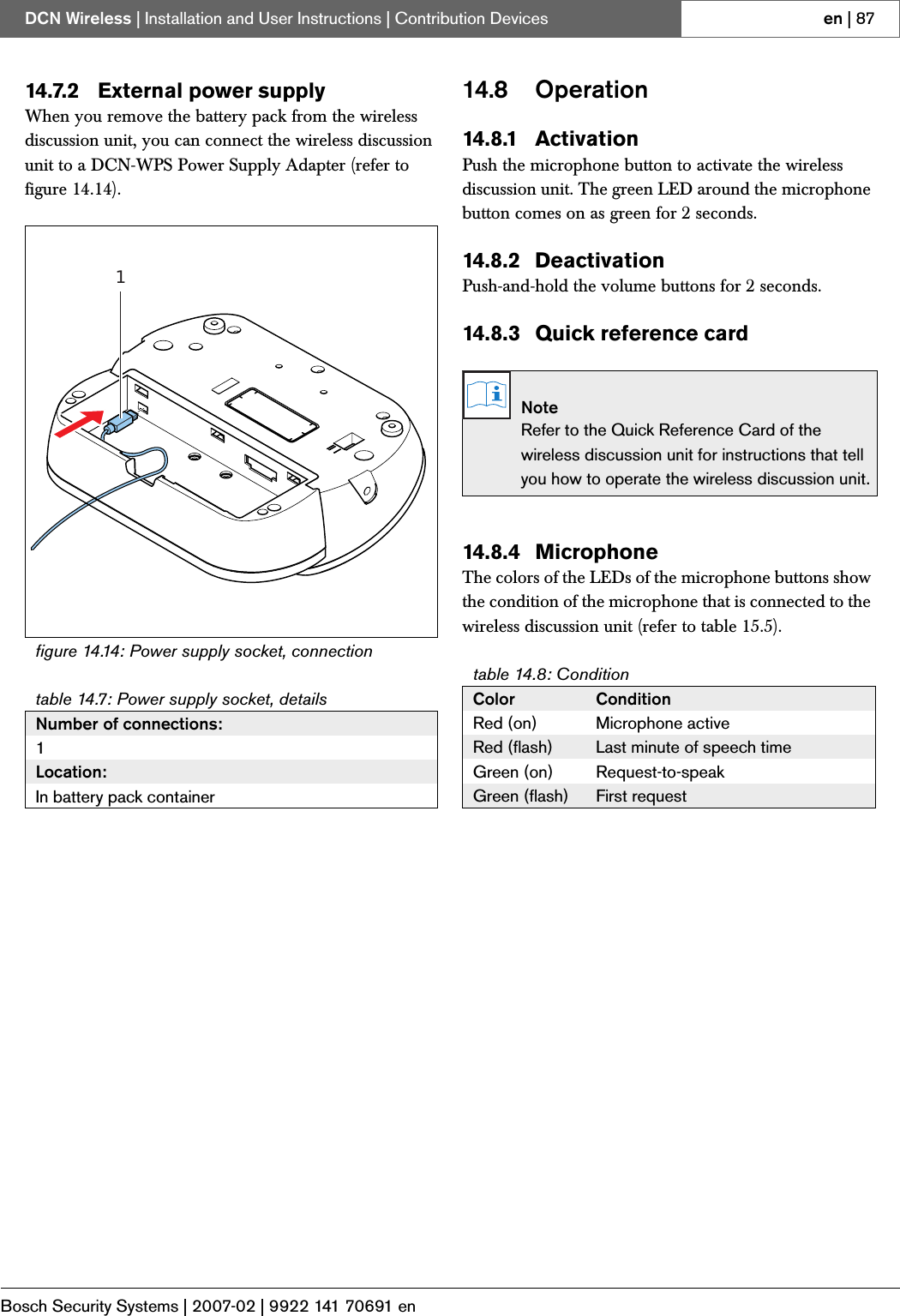Page 58 of Bosch Security Systems DCNWAP Wireless Access Point User Manual Part 2