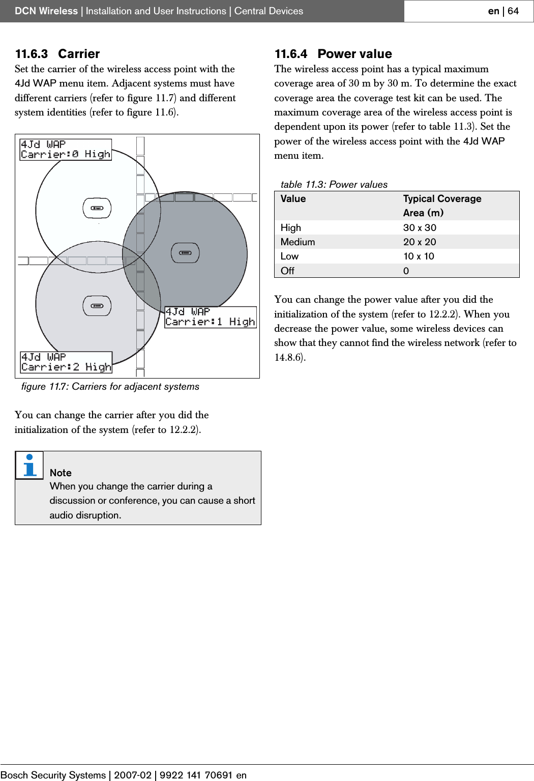 Page 35 of Bosch Security Systems DCNWDU Wireless Discussion Units User Manual Part 2