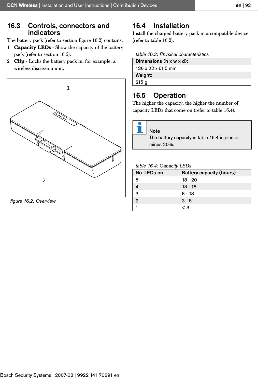 Page 63 of Bosch Security Systems DCNWDU Wireless Discussion Units User Manual Part 2