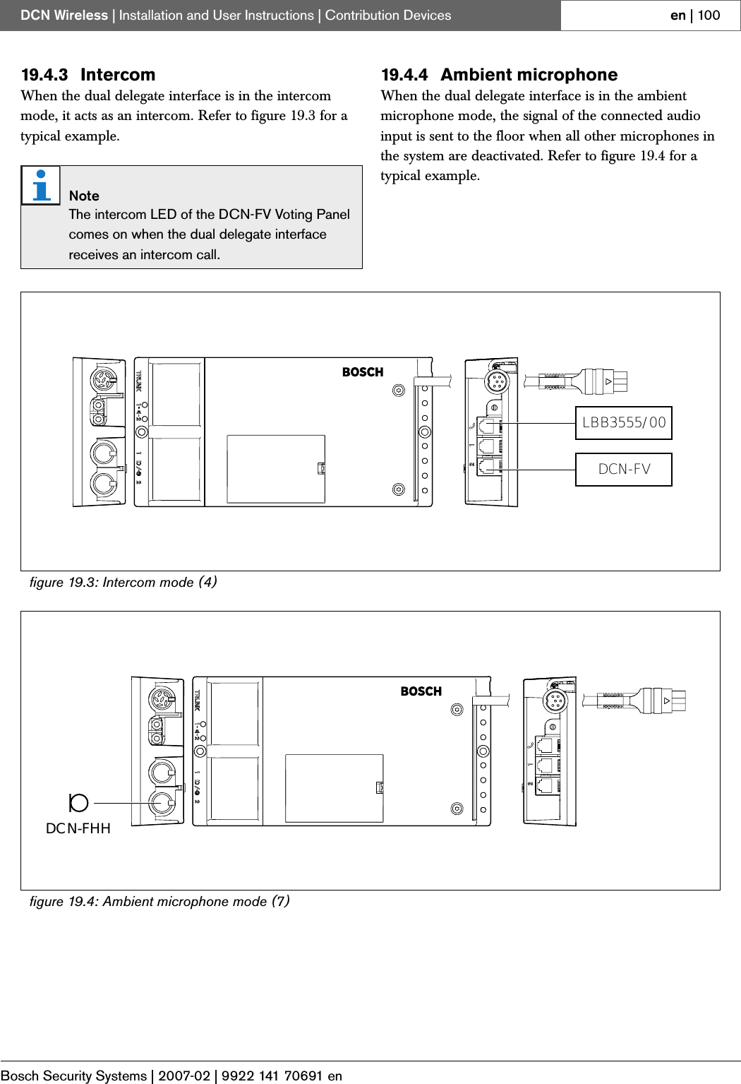 Page 71 of Bosch Security Systems DCNWDU Wireless Discussion Units User Manual Part 2