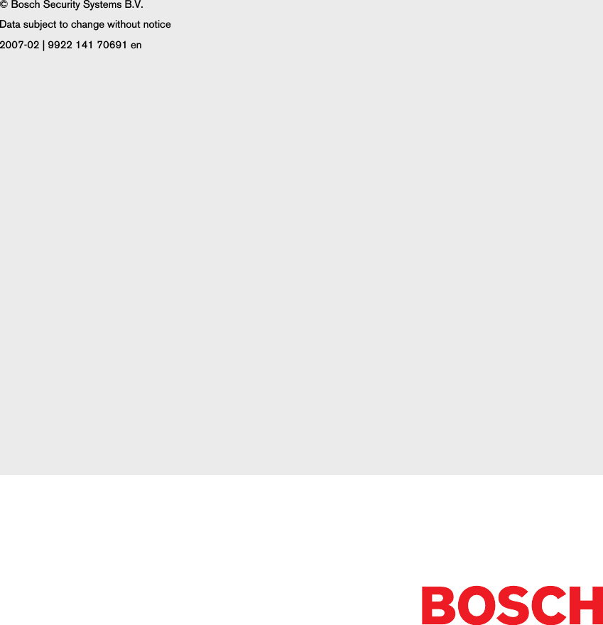 Page 91 of Bosch Security Systems DCNWDU Wireless Discussion Units User Manual Part 2