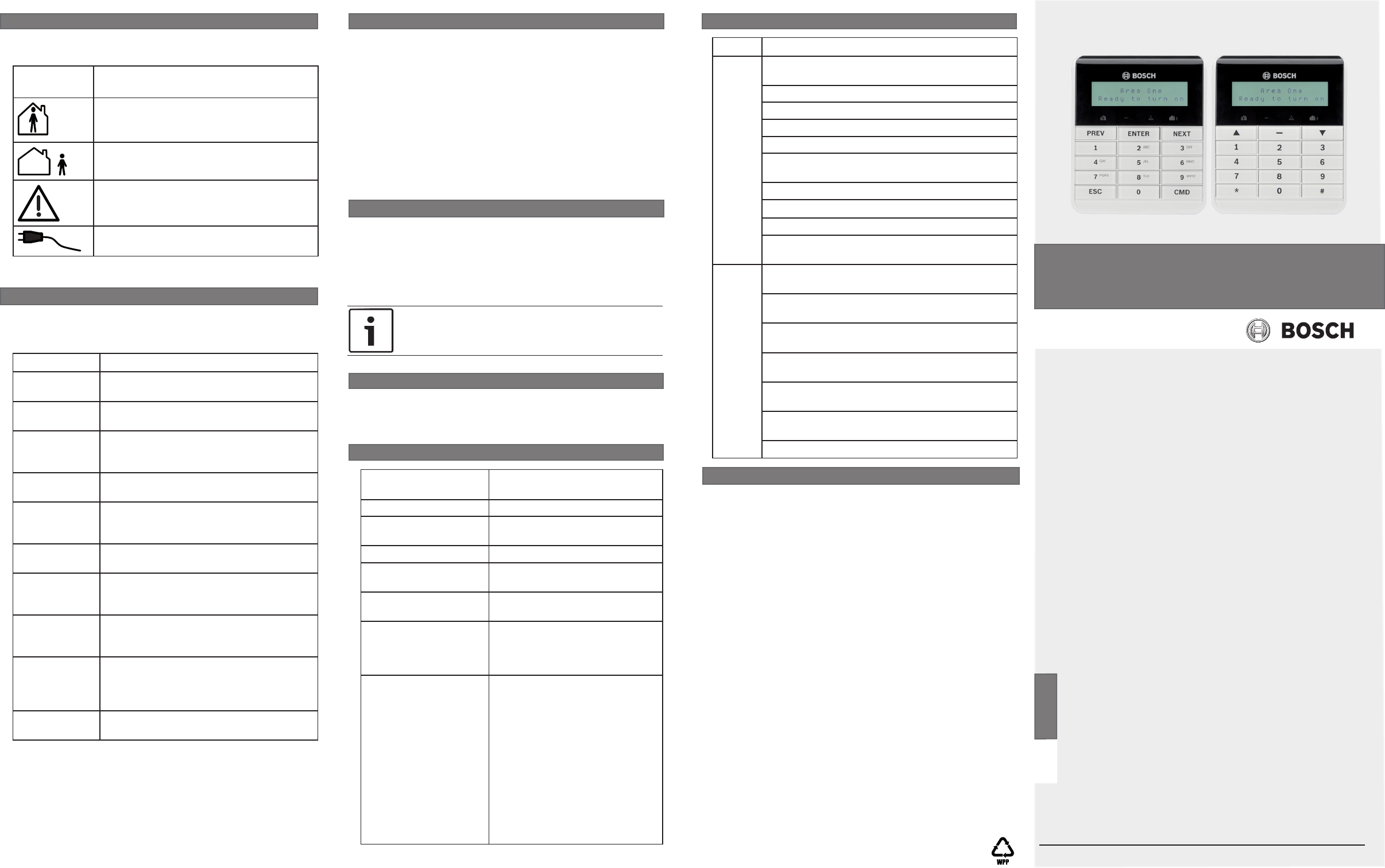 Bosch Installation Manual B915 En US 15485454347