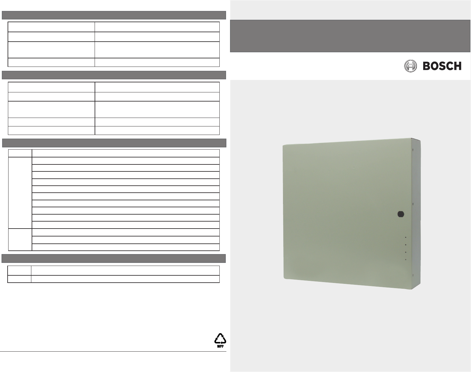 Bosch En Us D8101a Enclosure Installation Manual 18014401249443979