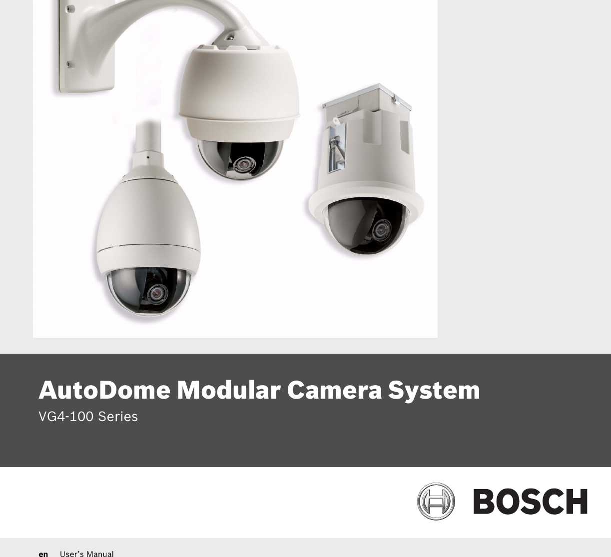 Boschhome Bosch Appliances Security Camera Vg4 100 Users Manual Gen4
