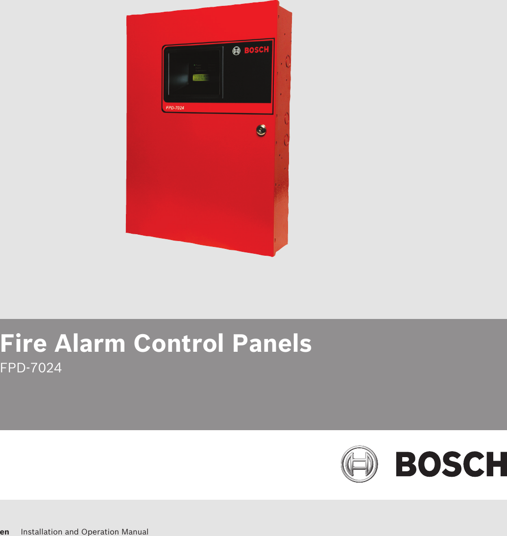 Mizuntitled: Bosch Fire Panel Fpd 7024