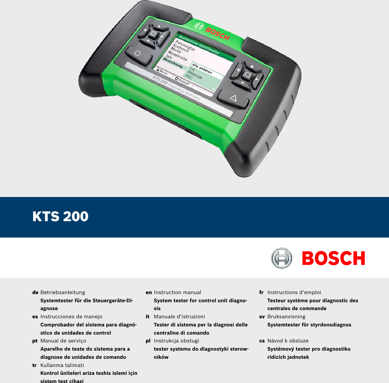 Page 1 of 12 - Boschhome Boschhome-Kts-200-Users-Manual- 001  Boschhome-kts-200-users-manual