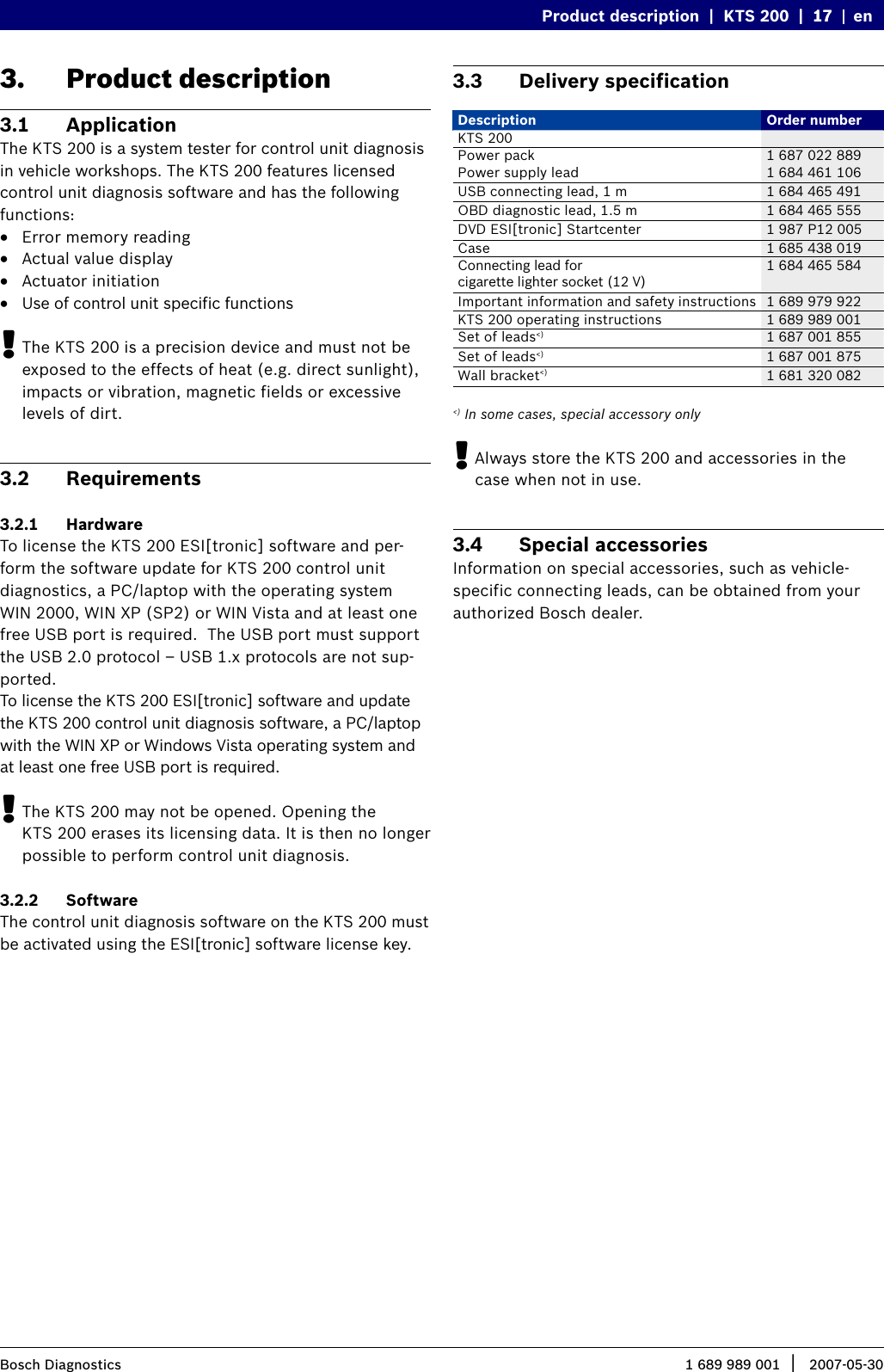 Page 4 of 12 - Boschhome Boschhome-Kts-200-Users-Manual- 001  Boschhome-kts-200-users-manual