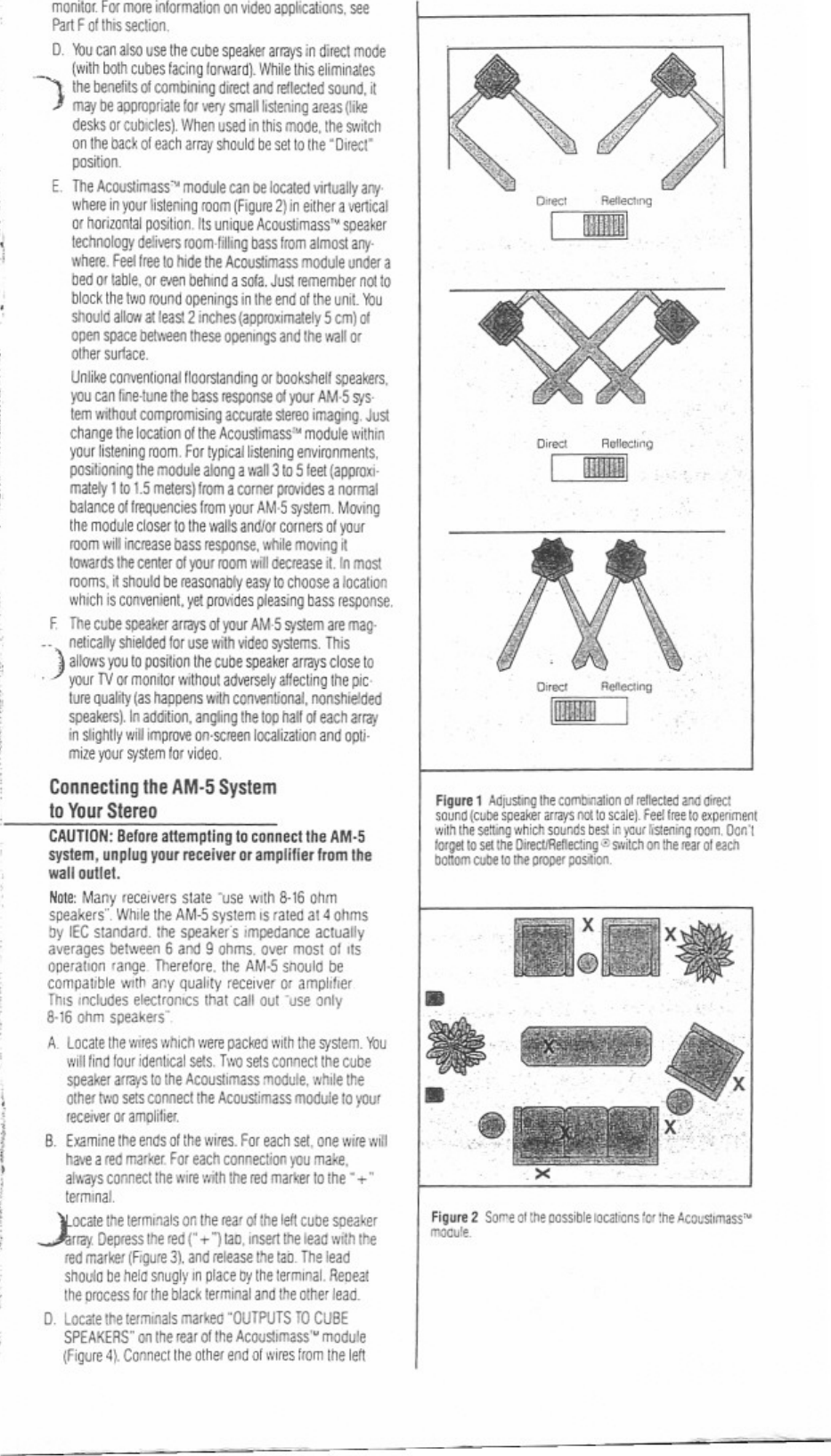 Page 3 of 8 - Bose Bose-Acoustimass-Am-5-Users-Manual-  Bose-acoustimass-am-5-users-manual