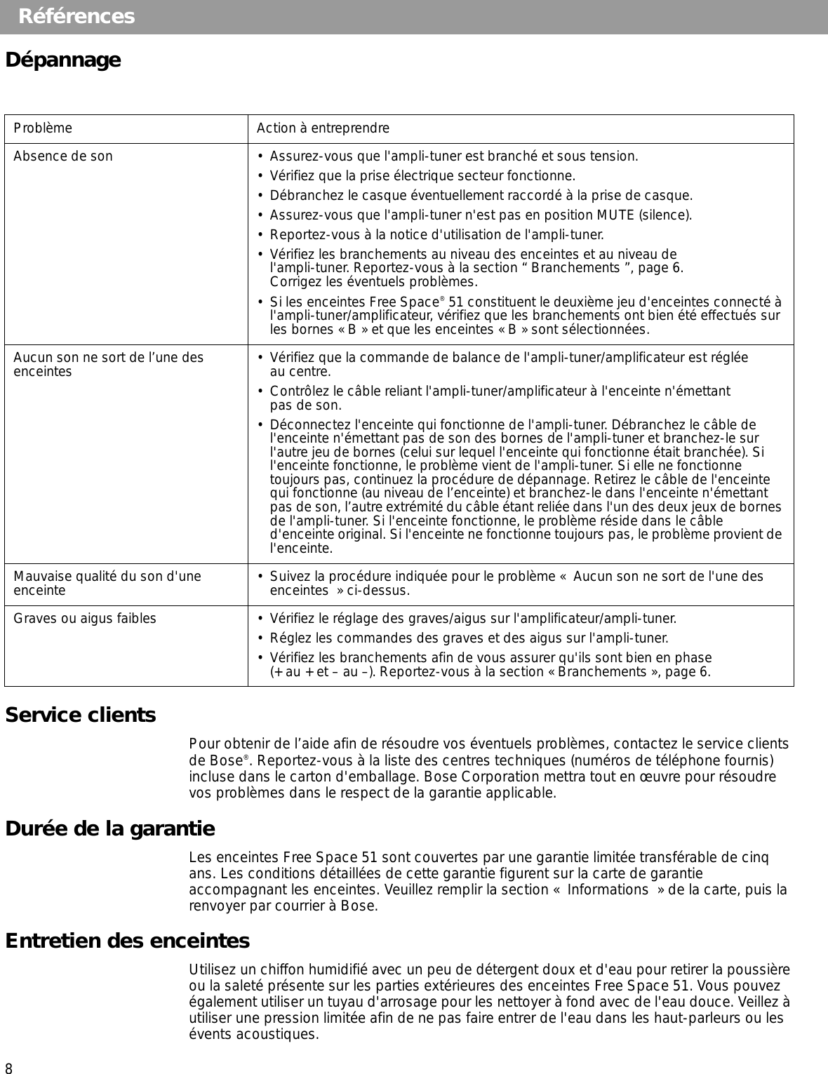 Page 8 of 10 - Bose Bose-Bose-Car-Speaker-51-Users-Manual-  Bose-bose-car-speaker-51-users-manual