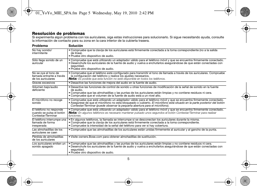 Page 6 of 10 - Bose Bose-Bose-Wireless-Office-Headset-Mie2-Users-Manual-  Bose-bose-wireless-office-headset-mie2-users-manual