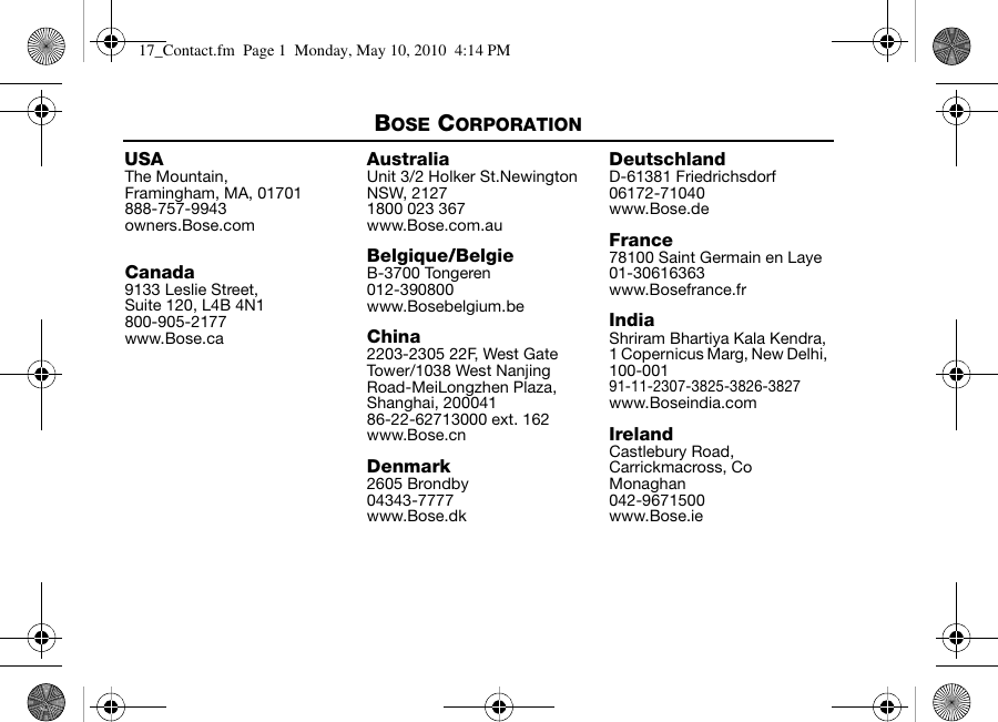 Page 8 of 10 - Bose Bose-Bose-Wireless-Office-Headset-Mie2-Users-Manual-  Bose-bose-wireless-office-headset-mie2-users-manual