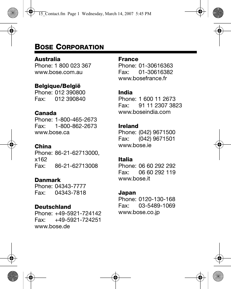 Page 5 of 7 - Bose Bose-In-Ear-Headphone-Users-Manual-  Bose-in-ear-headphone-users-manual