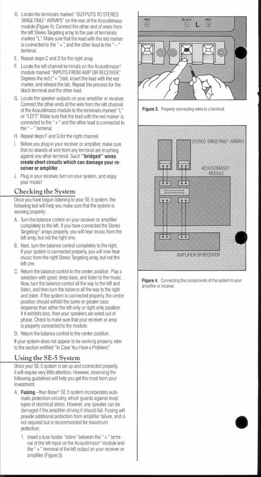 Page 4 of 8 - Bose Bose-Se-5-Users-Manual-  Bose-se-5-users-manual