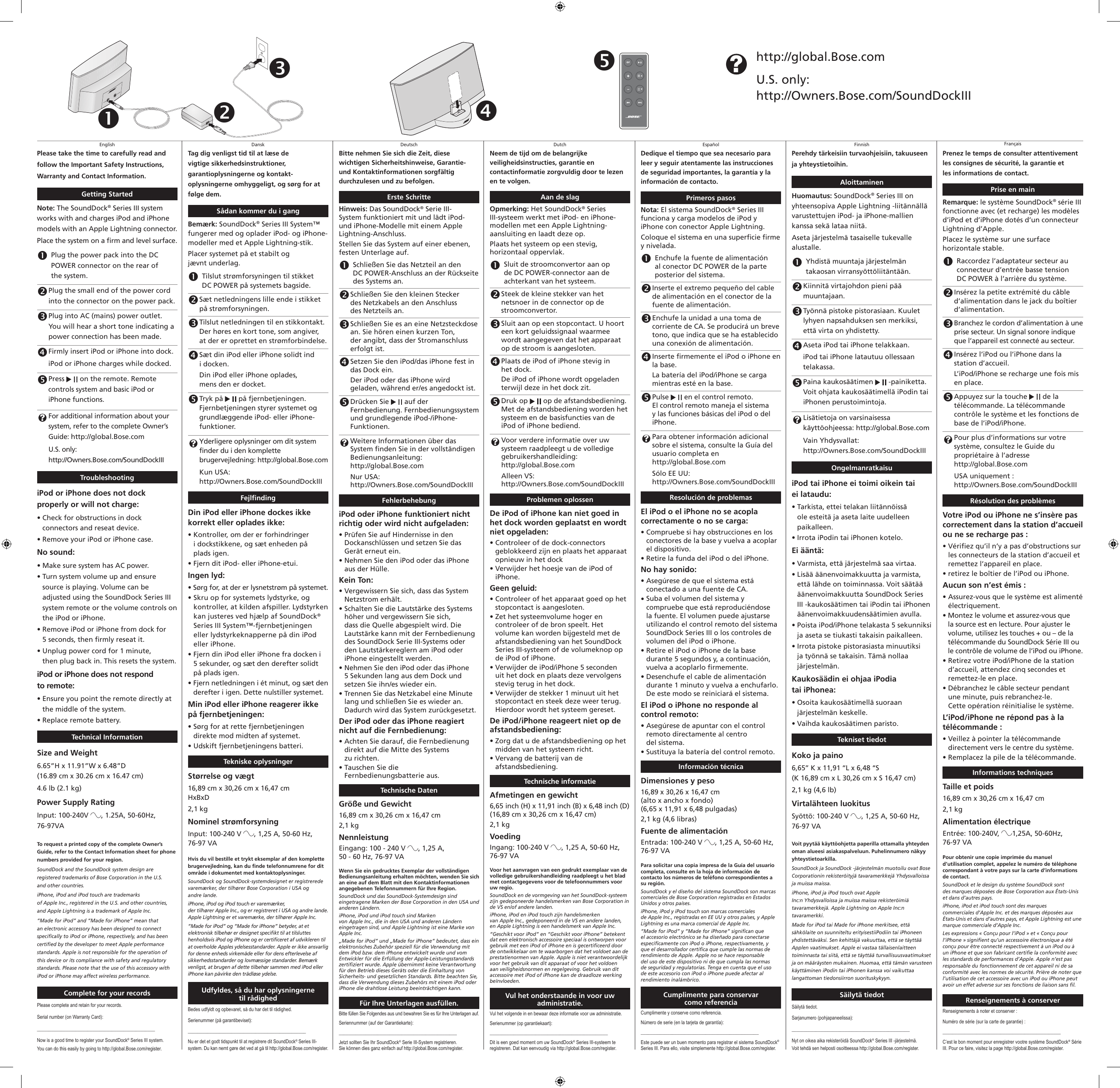 Page 2 of 2 - Bose Bose-Sounddock-3-Users-Manual-  Bose-sounddock-3-users-manual