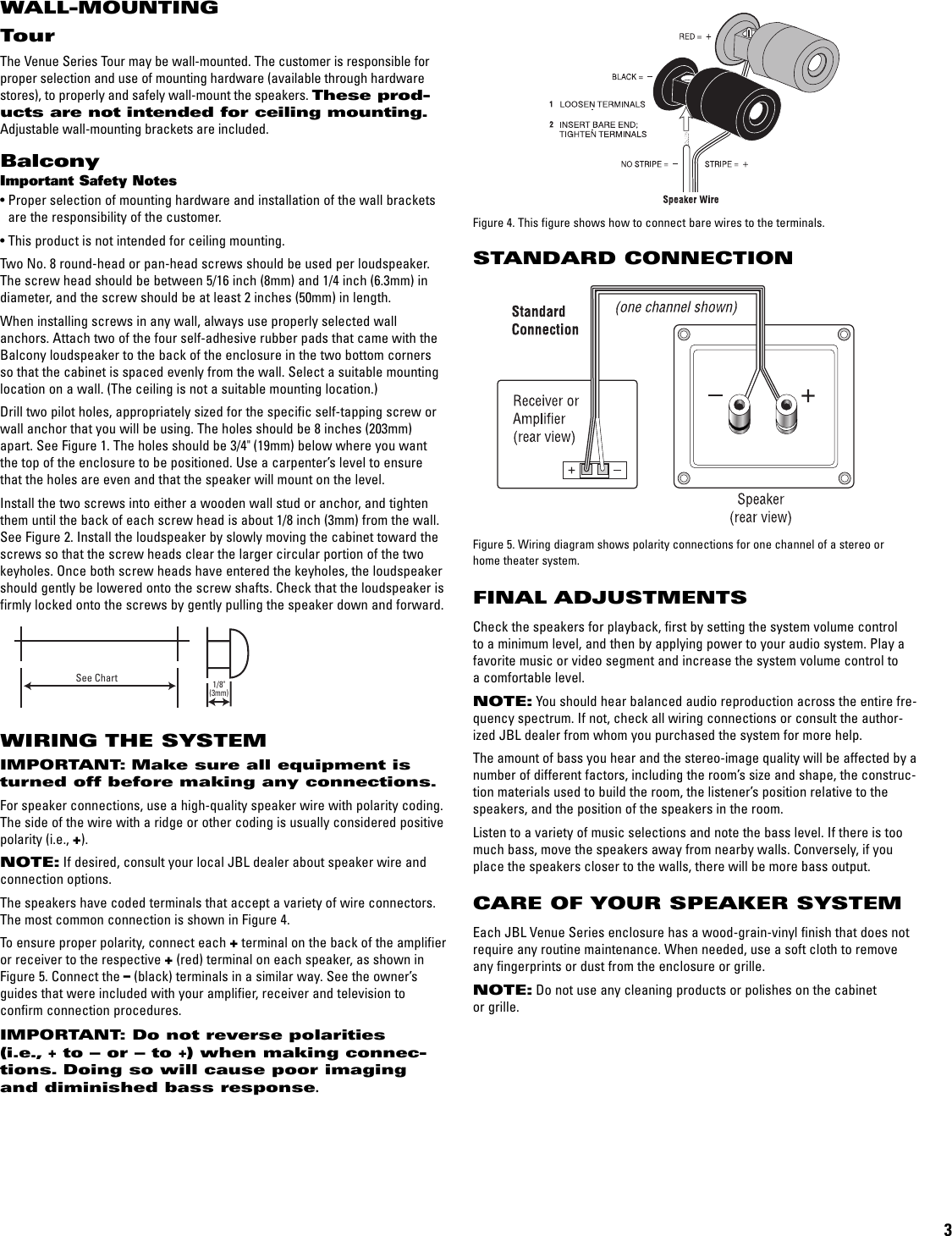 Page 3 of 4 - Bose Speakers Venue Series OM User Manual  To The B595ee75-ed94-438e-8fa3-88975d95f668