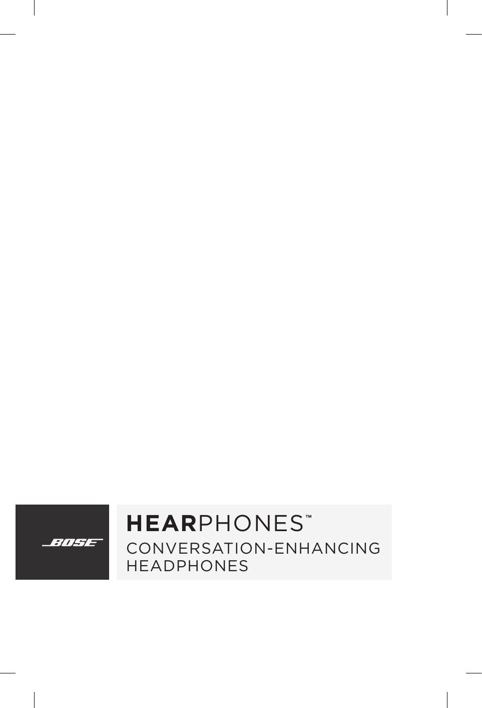 HEARPHONES™CONVERSATION-ENHANCING  HEADPHONES