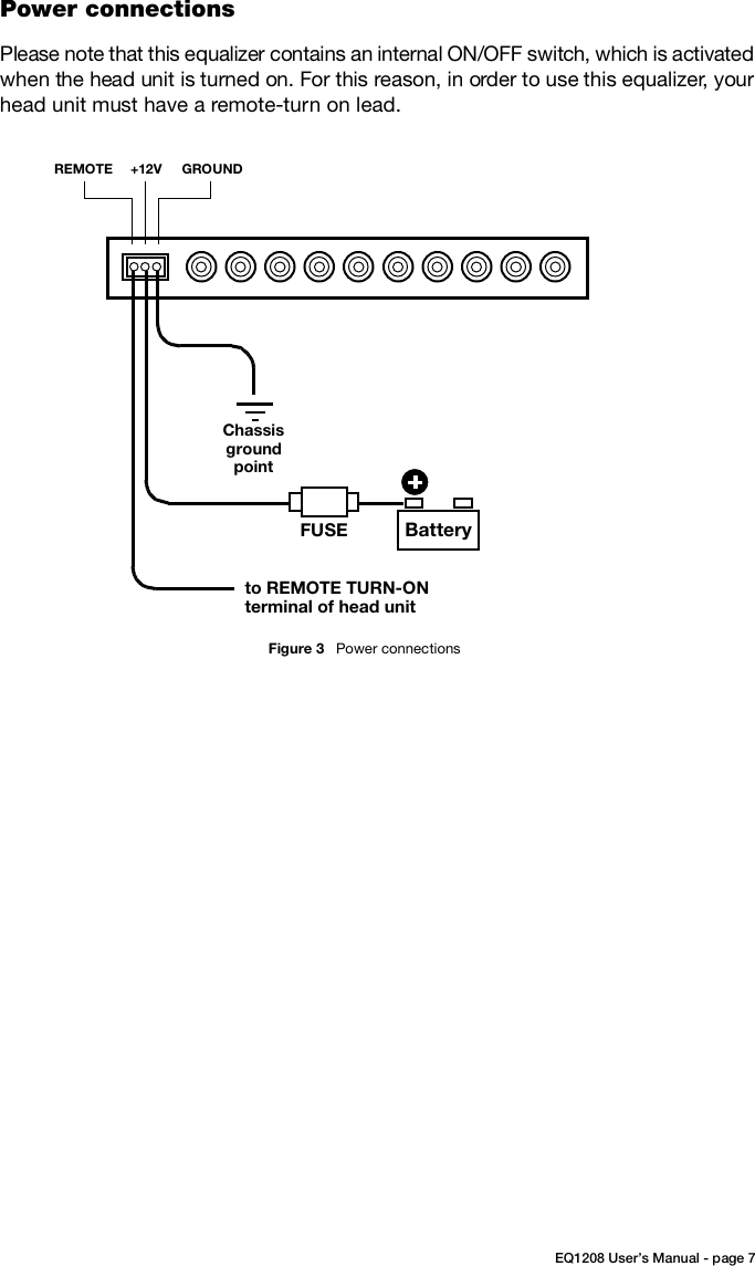 Page 7 of 8 - Boss-Audio-Systems Boss-Audio-Systems-Eq1208-Users-Manual-  Boss-audio-systems-eq1208-users-manual