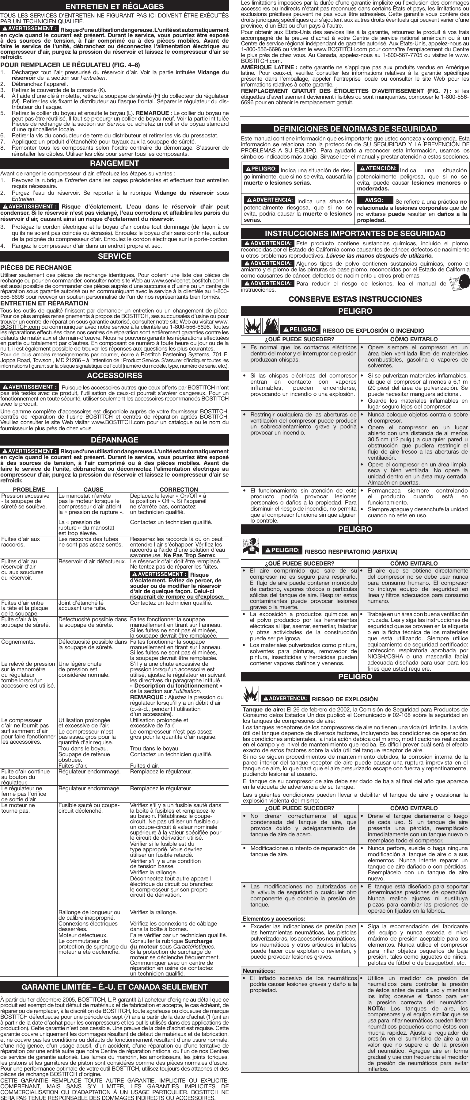 Page 5 of 7 - Bostitch Bostitch-Bostitch-Oil-Free-Portable-Air-Compressor-Btfp02011-Users-Manual-  Bostitch-bostitch-oil-free-portable-air-compressor-btfp02011-users-manual