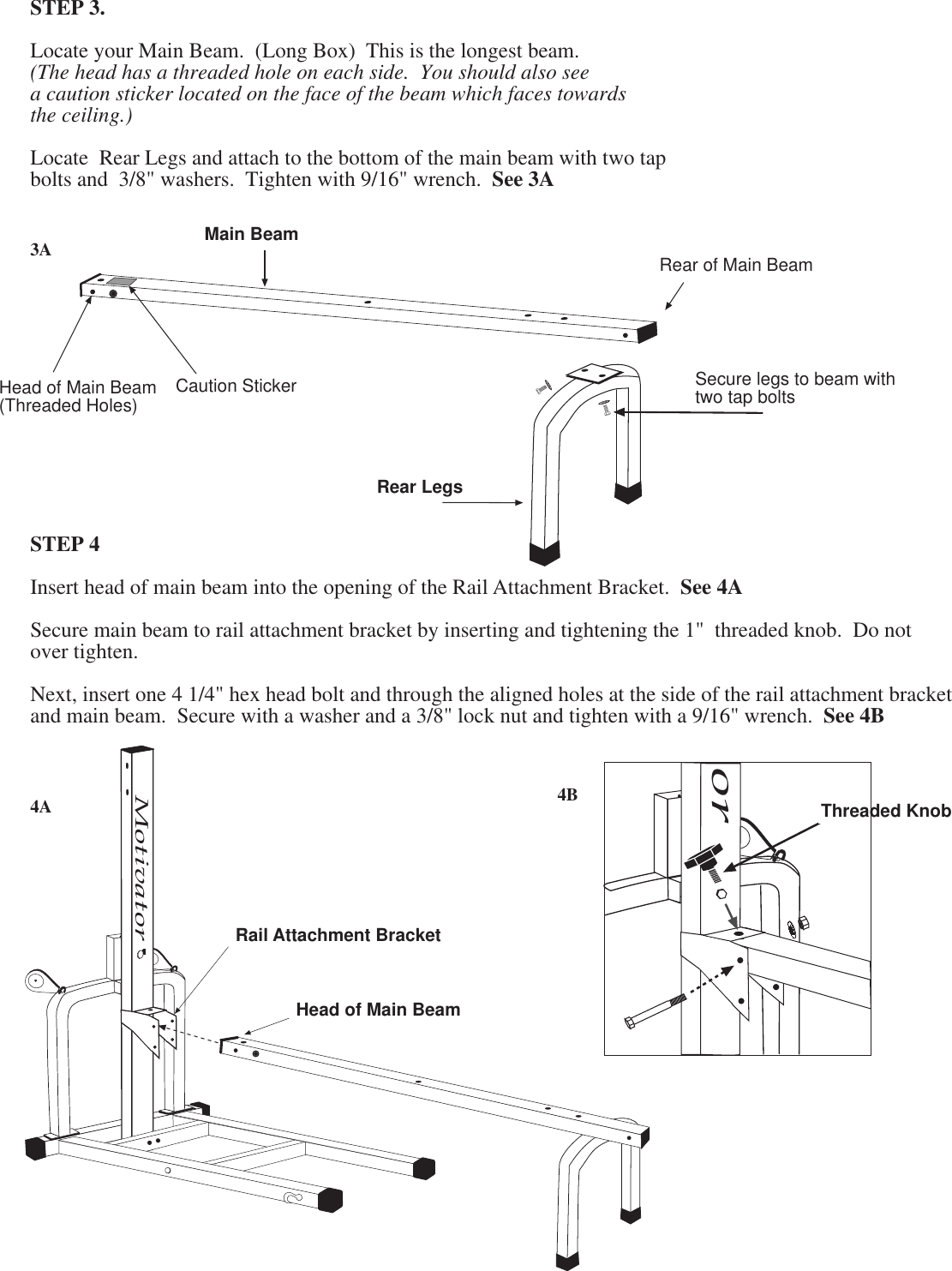 Page 3 of 8 - Bowflex Bowflex-Bowflex-Motivator-Owner-S-Manual