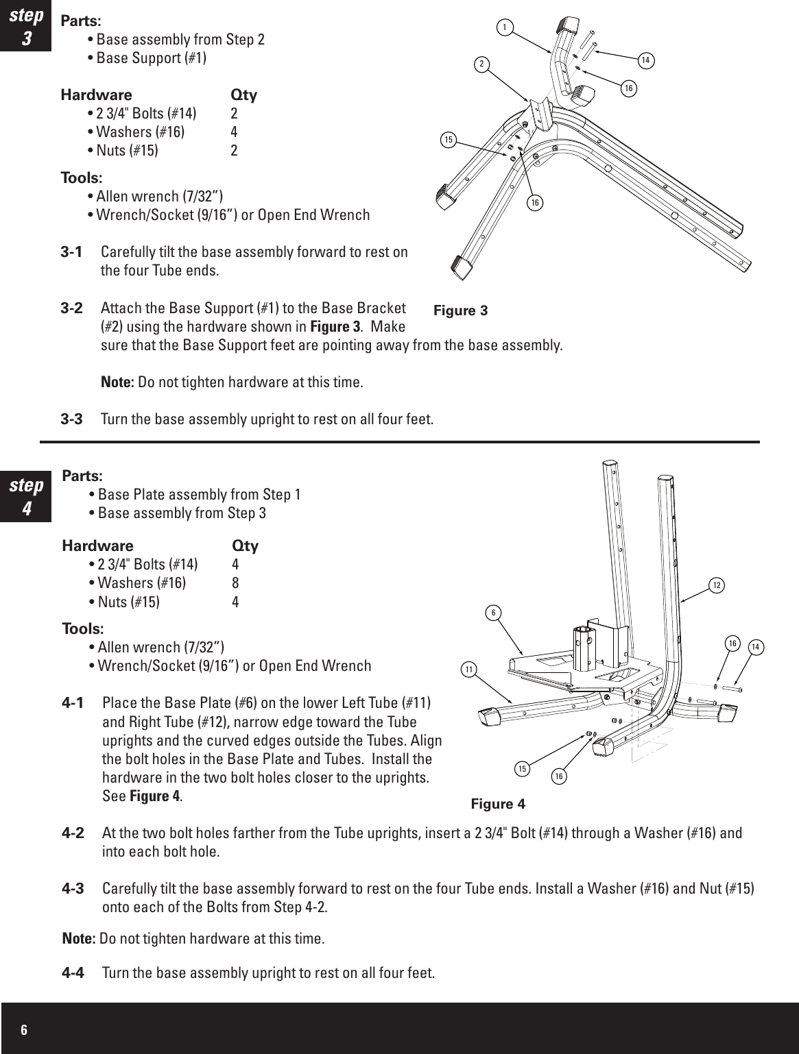 Page 6 of 12 - Bowflex Bowflex-Bowflex-Revolution-Accessory-Rack-Owner-S-Manual BFX_Revo_FLEX Rack_ RevB_AM_0706_