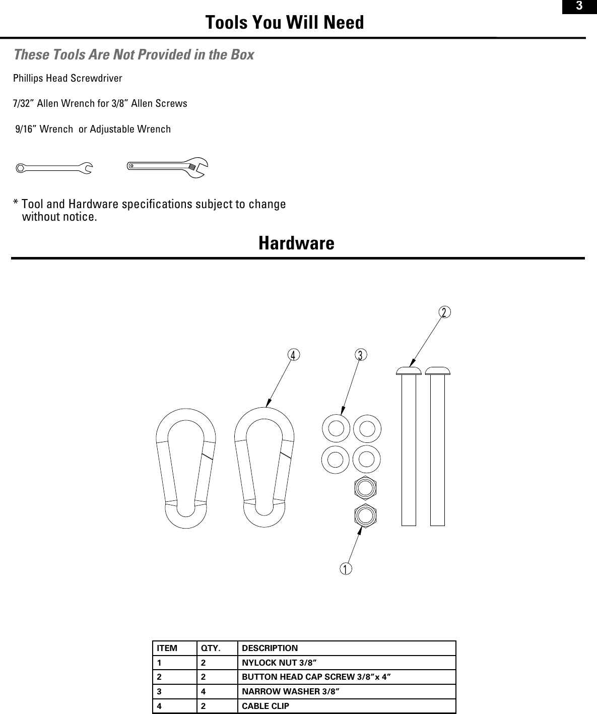 Page 3 of 9 - Bowflex Bowflex-Bowflex-Revolution-Xp-Lat-Tower-Owner-S-Manual