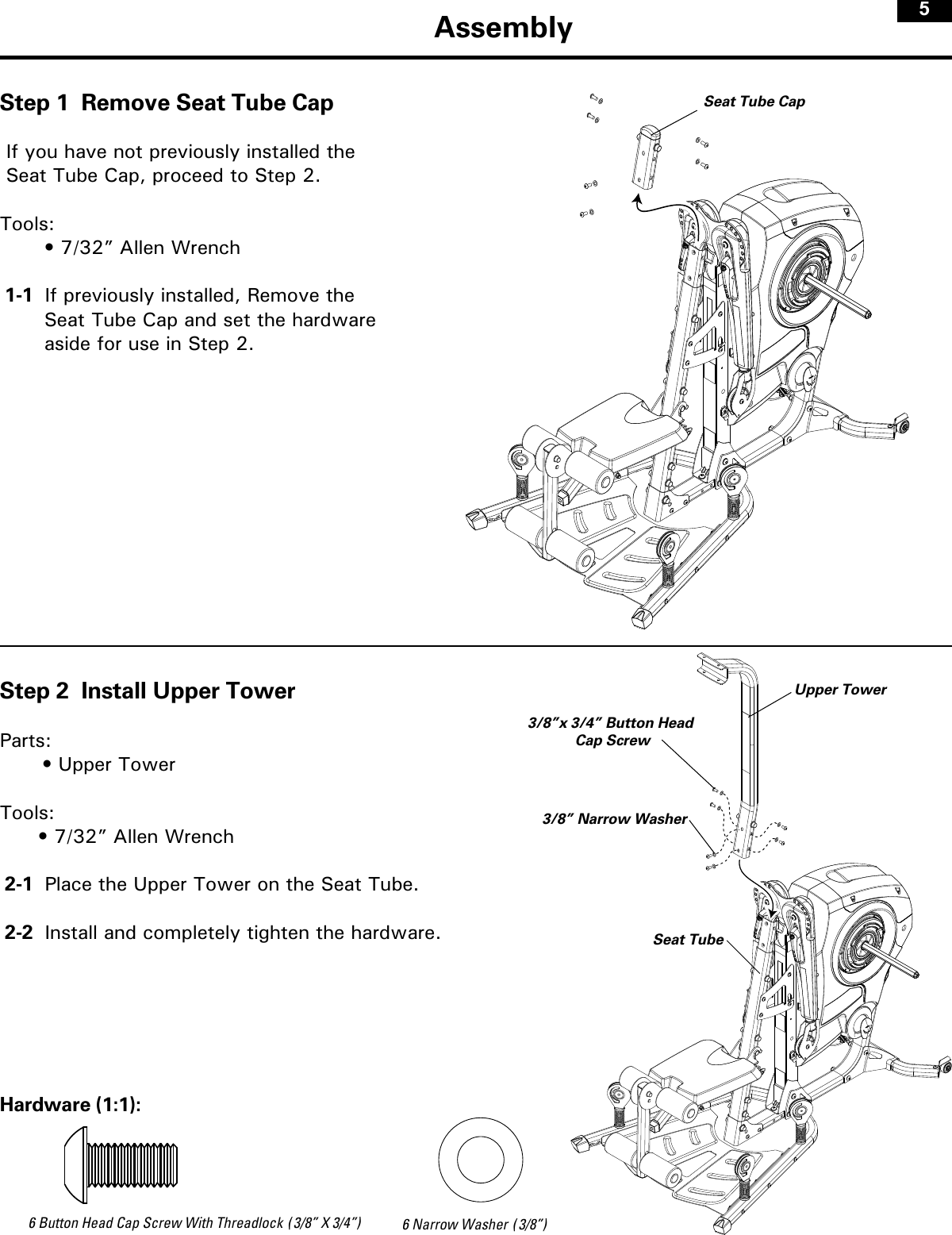 Page 5 of 9 - Bowflex Bowflex-Bowflex-Revolution-Xp-Lat-Tower-Owner-S-Manual