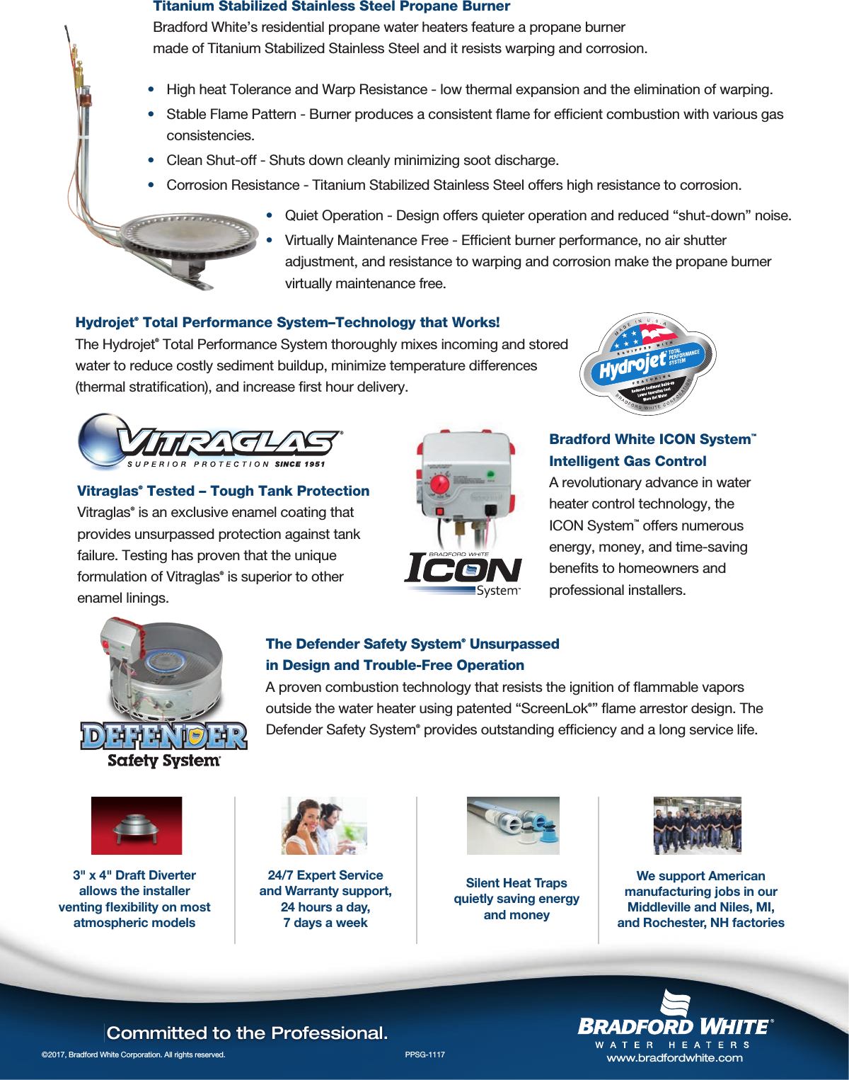 Page 6 of 6 - Bradfordwhite Brochure Propane Selection Guide Ppsg User Manual
