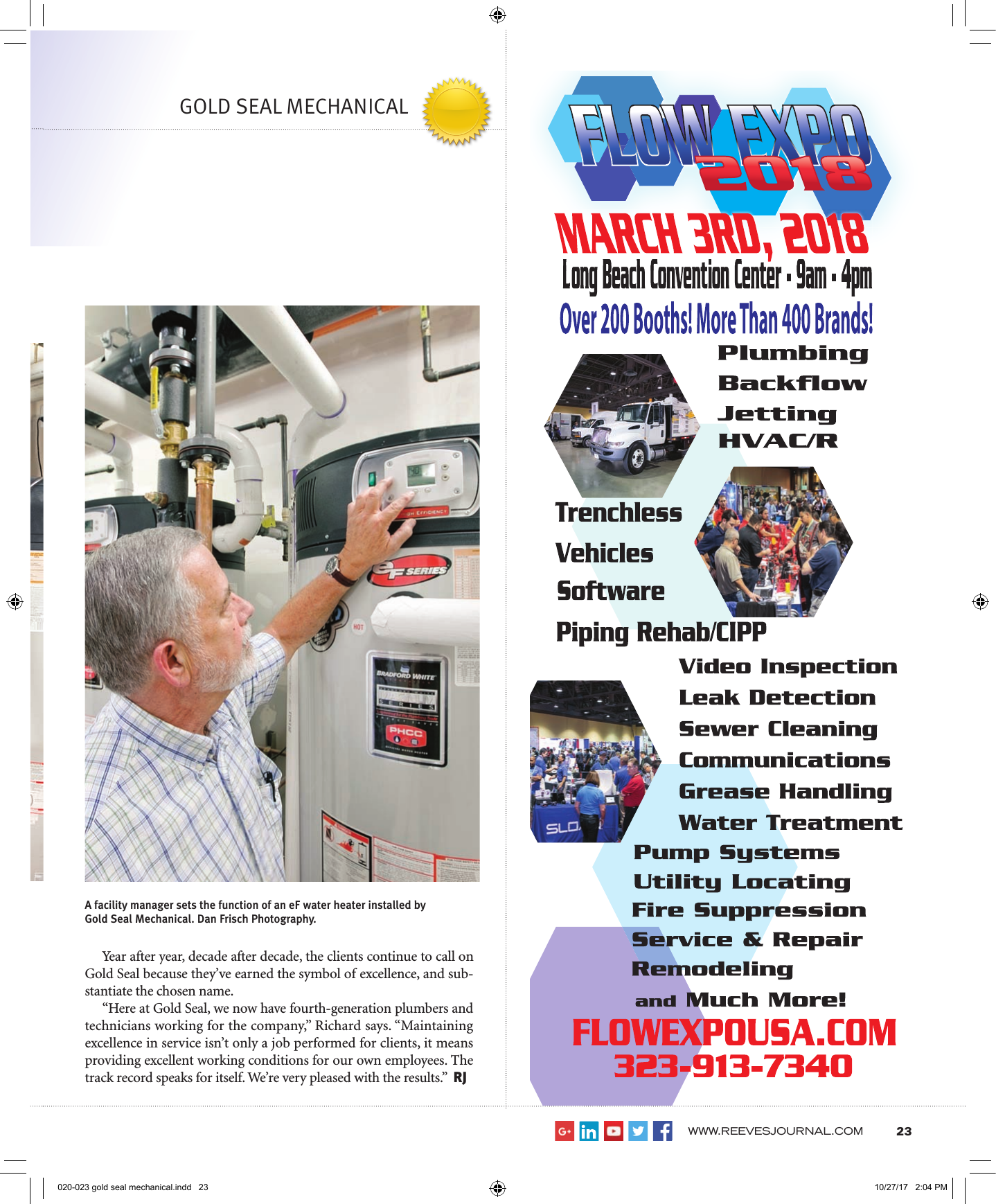 Page 5 of 5 - Bradfordwhite News And Alerts In The Media Reeves Cover Story Bradford White User Manual