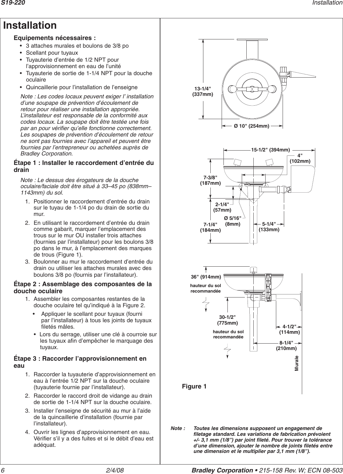 Page 6 of 10 - Bradley-Smoker Bradley-Smoker-Bradley-Technologies-Inc-Work-Light-S19-220-Users-Manual- 215-158  Bradley-smoker-bradley-technologies-inc-work-light-s19-220-users-manual