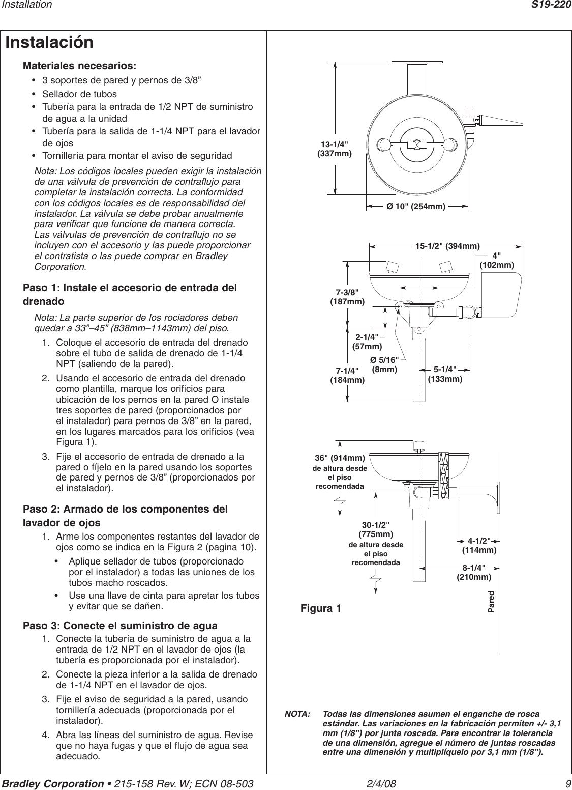 Page 9 of 10 - Bradley-Smoker Bradley-Smoker-Bradley-Technologies-Inc-Work-Light-S19-220-Users-Manual- 215-158  Bradley-smoker-bradley-technologies-inc-work-light-s19-220-users-manual