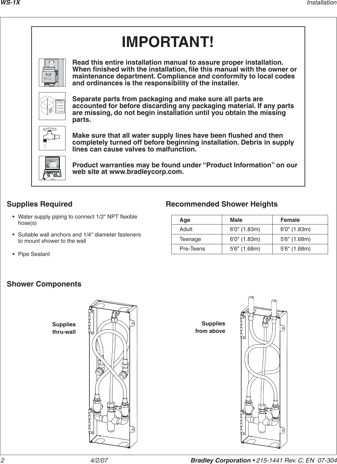 Page 2 of 10 - Bradley-Smoker Bradley-Smoker-Ws-1X-Users-Manual- 215-1441  Bradley-smoker-ws-1x-users-manual