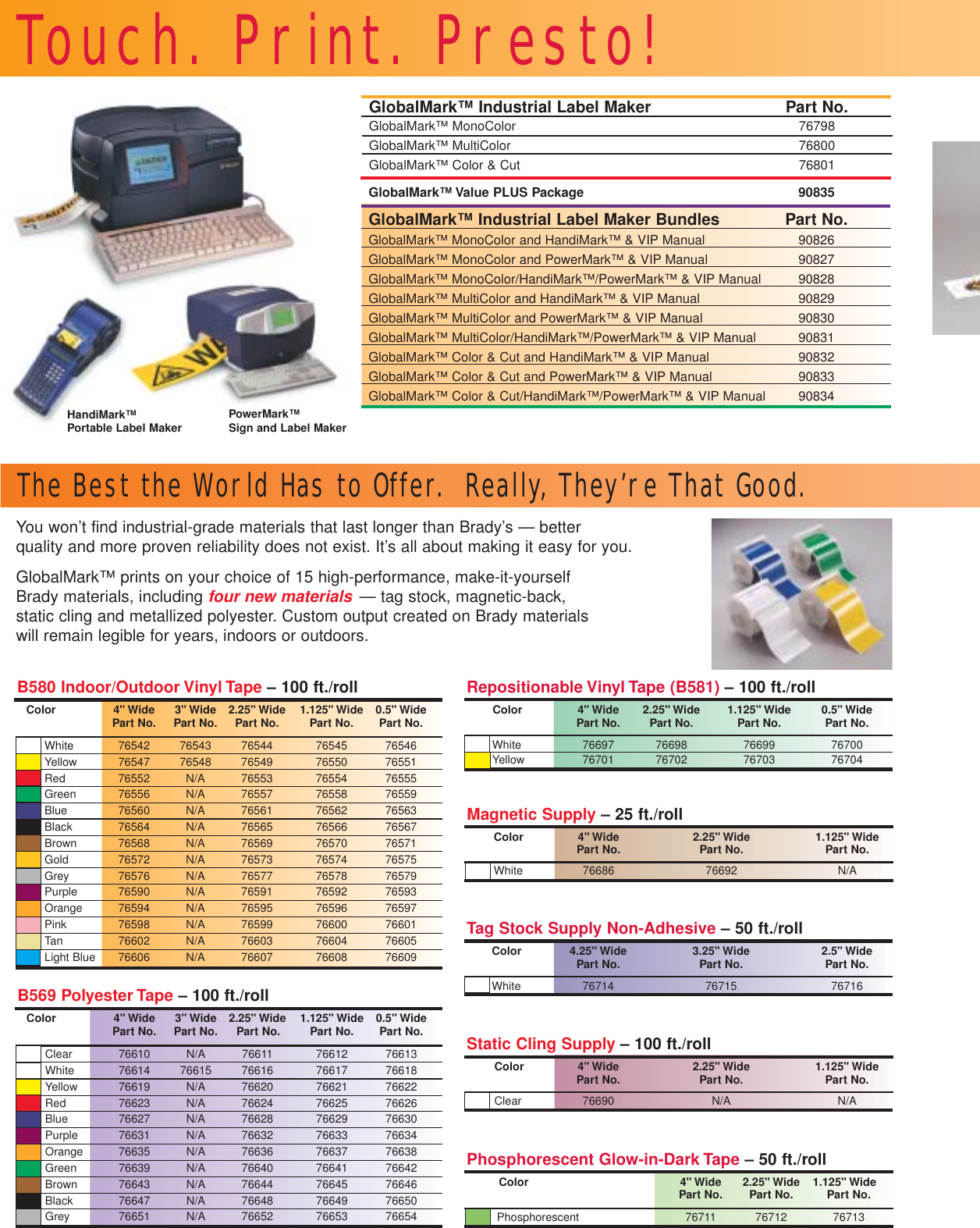 Page 6 of 8 - Brady Brady-Touch-Print-Users-Manual- Frt-Back/Inside Spread  Brady-touch-print-users-manual