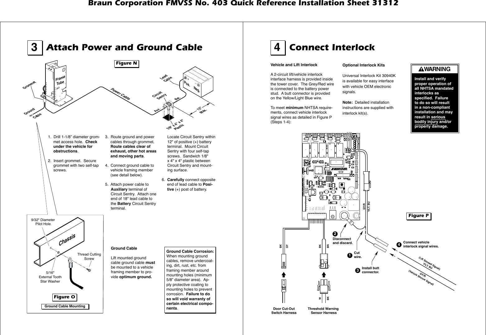 Page 3 of 8 - Braun Braun-Corporation-Fmvss-No-403-403-Users-Manual-  Braun-corporation-fmvss-no-403-403-users-manual