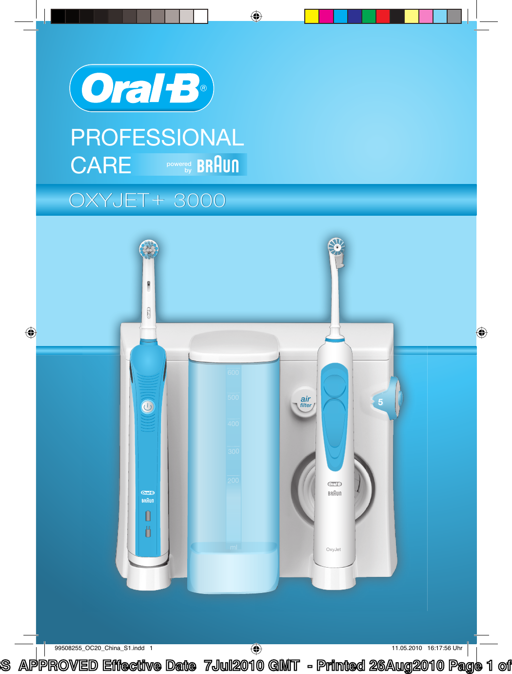 Page 1 of 12 - Braun Braun-Oxyjet-3000-Users-Manual- 99508255_OC20_China_S1  Braun-oxyjet-3000-users-manual