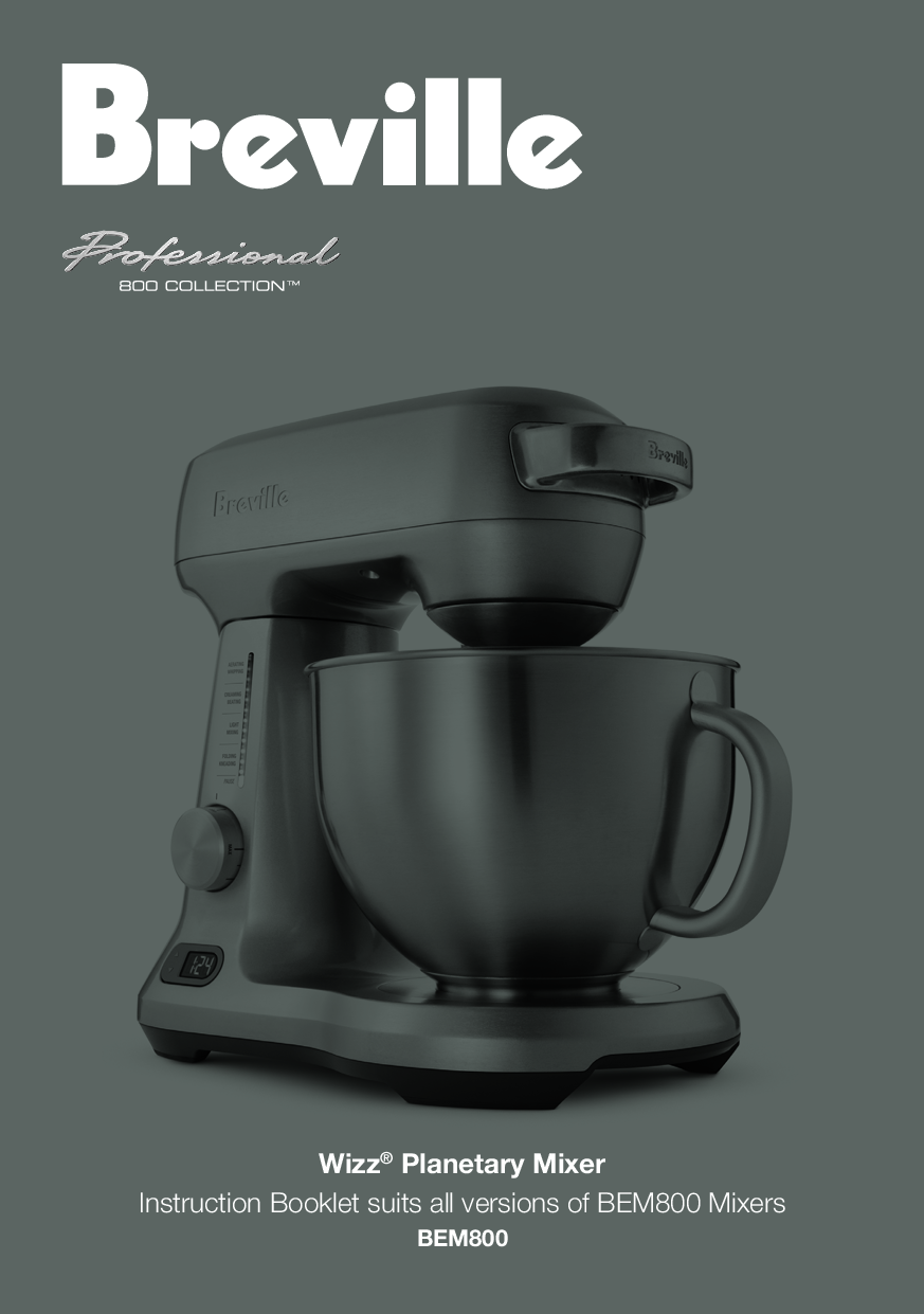 Breville BEM800 User Manual To The 
