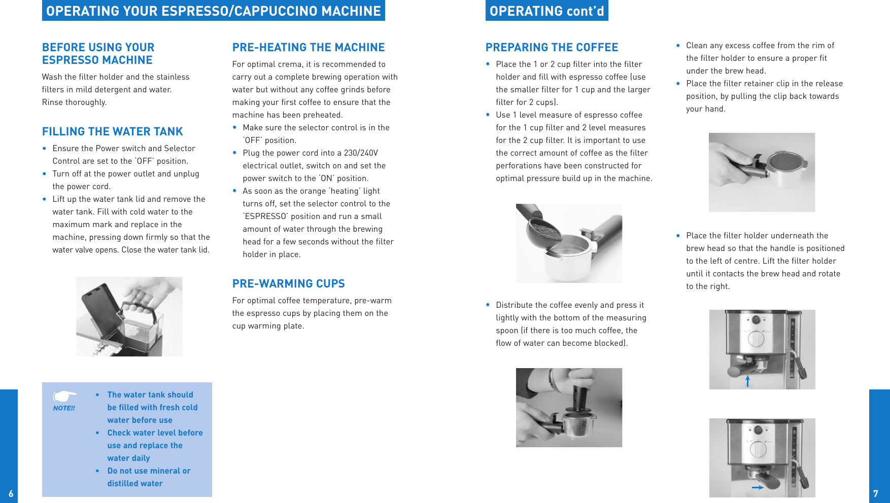 Page 4 of 10 - Breville Breville-Esp6-8-Instruction-Manual- BR4074 ESP6&8 Intruct Book  Breville-esp6-8-instruction-manual