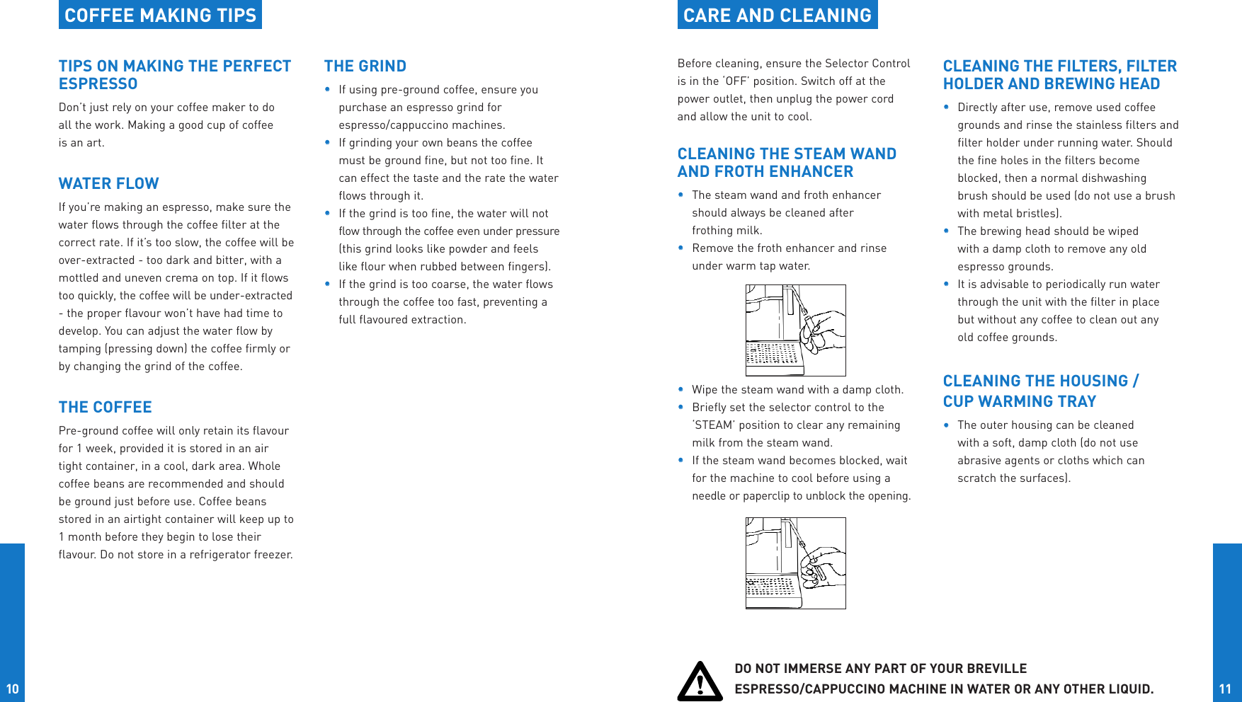 Page 6 of 10 - Breville Breville-Esp6-8-Instruction-Manual- BR4074 ESP6&8 Intruct Book  Breville-esp6-8-instruction-manual