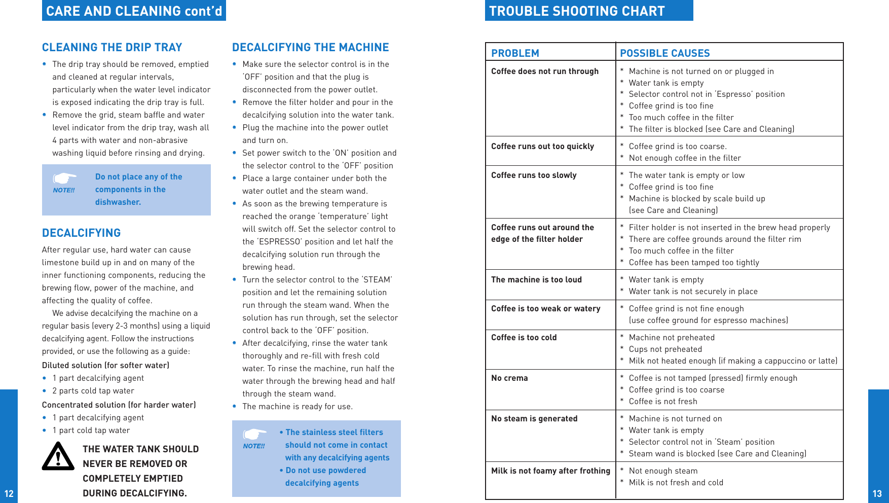 Page 7 of 10 - Breville Breville-Esp6-8-Instruction-Manual- BR4074 ESP6&8 Intruct Book  Breville-esp6-8-instruction-manual