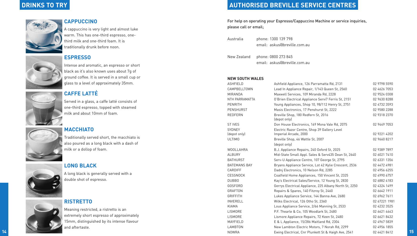 Page 8 of 10 - Breville Breville-Esp6-8-Instruction-Manual- BR4074 ESP6&8 Intruct Book  Breville-esp6-8-instruction-manual