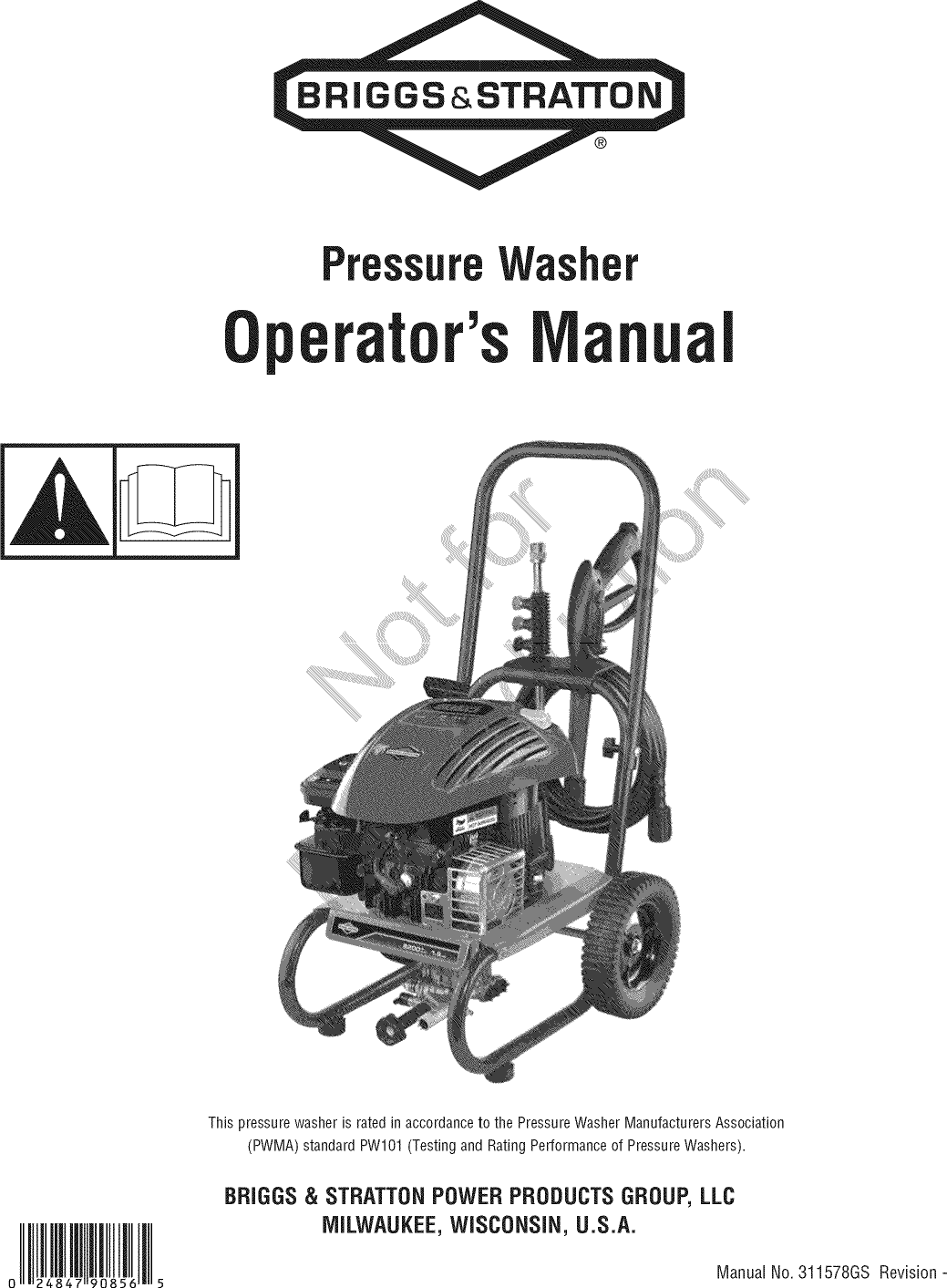 Briggs And Stratton 020439 00 User Manual Power Washer Manuals And Guides 1310508l 6866