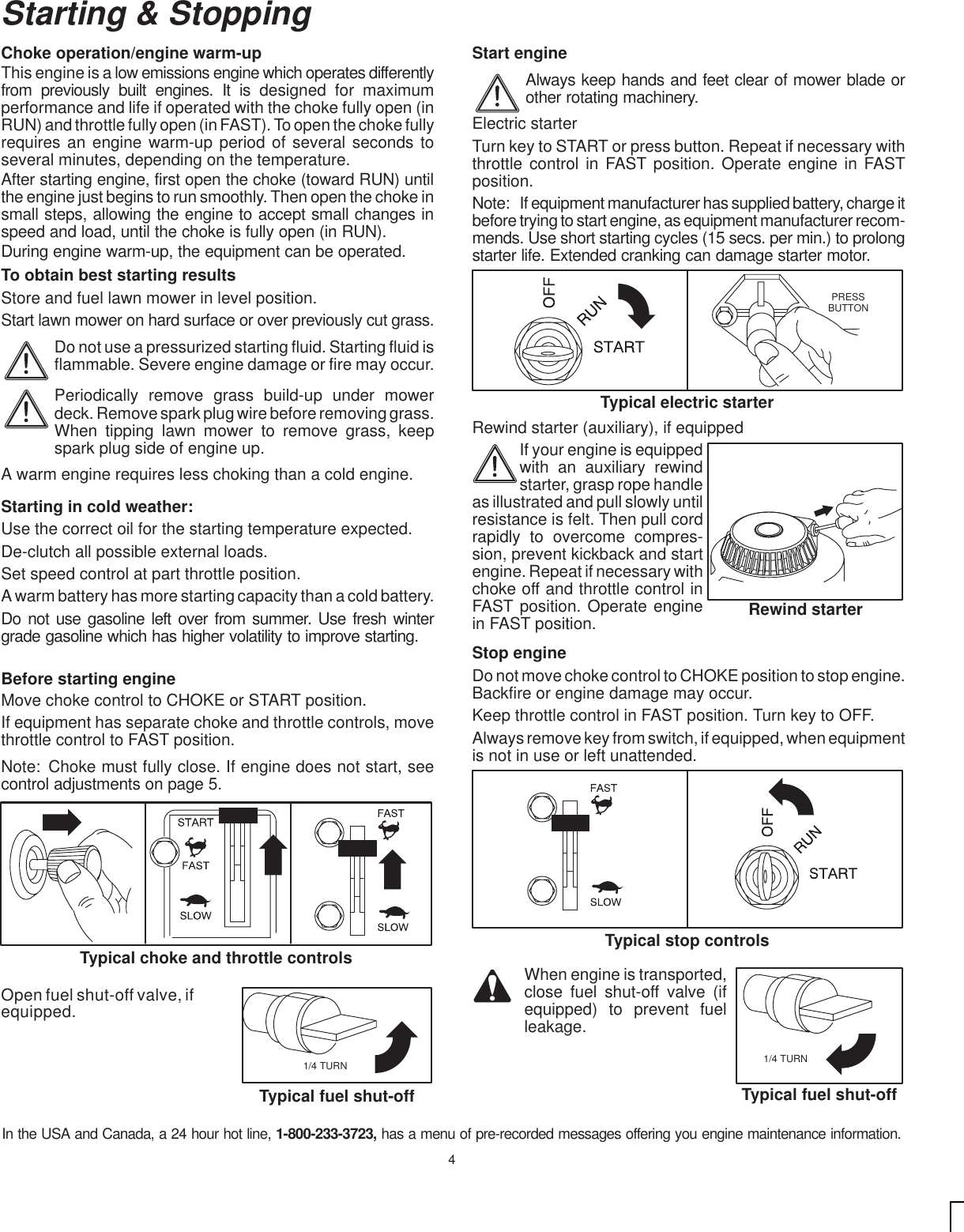 Page 4 of 12 - Briggs-And-Stratton Briggs-And-Stratton-287700-Users-Manual- 683v28,31  Briggs-and-stratton-287700-users-manual