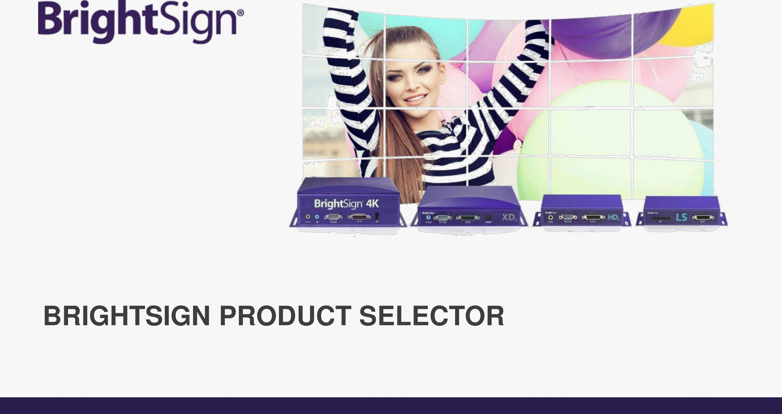 Page 1 of 11 - Presentation  Bright Sign Sales PPT-Product Selector