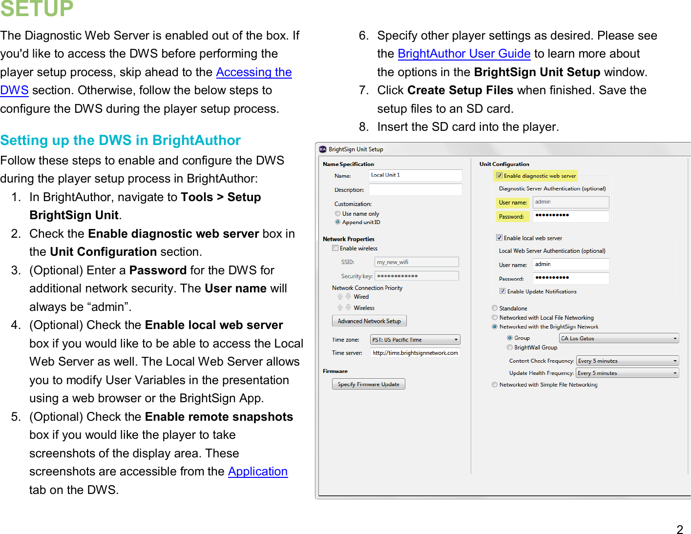 Page 4 of 12 - Diagnostic Web Server User Guide