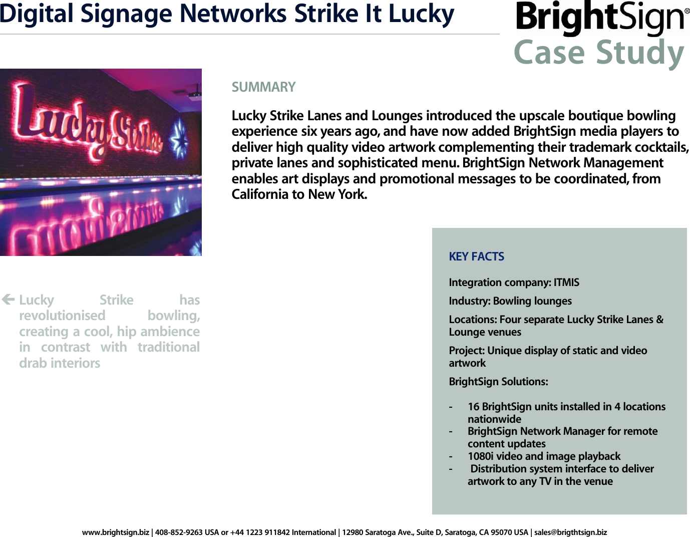 Page 1 of 4 - Lucky Strike Case Study