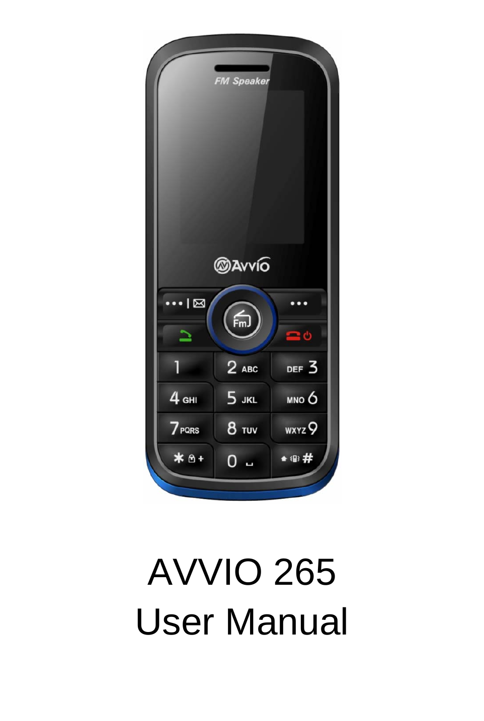       AVVIO 265 User Manual  