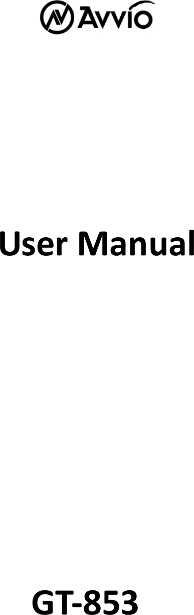      User Manual                       GT-853   