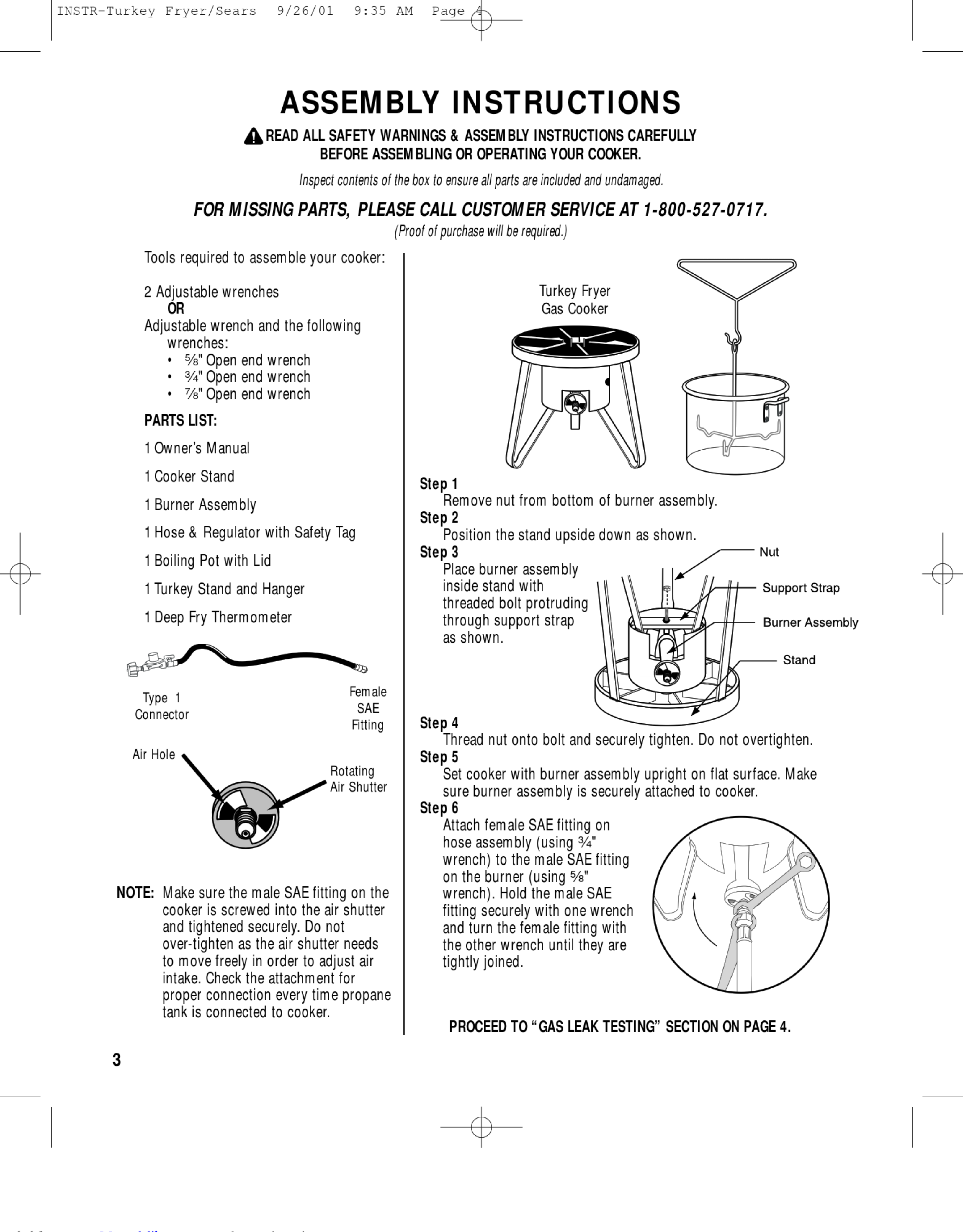 Page 4 of 12 - Brinkmann Brinkmann-Turkey-Fryer-Owners-Manual-1003195 User Manual