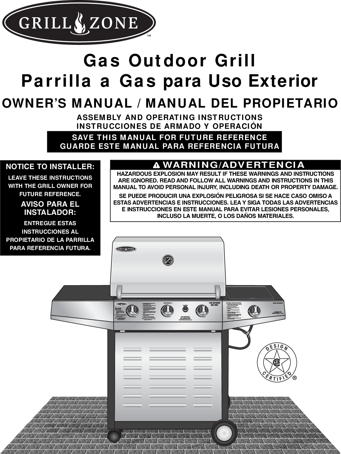 Brinkmann Gas Outdoor Grill%0D%0A User Manual To The 4d4535ed 241f 7814 ...